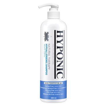 Гипоаллергенный шампунь для собак с белой шерстью Hyponic Hypoallergenic Shampoo for white coat dogs, 300 мл H1SH1WH0300HYOFN фото