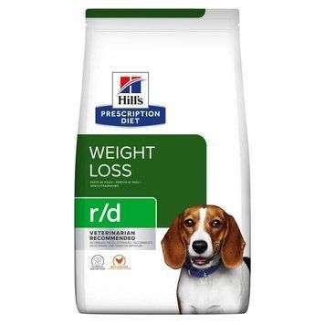 Сухий дієтичний корм для собак Hill&rsquo;s Prescription Diet r/d Weight Reduction для зниження ваги, з куркою, 1,5 кг 605939 фото