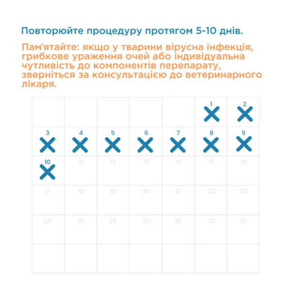 Очні та вушні краплі Ципростоп для тварин, суспензія 10 мл, MODES ЗС000351 фото