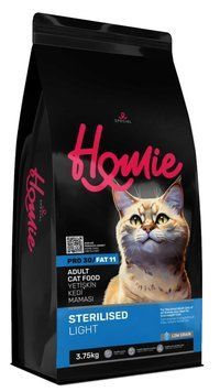Сухой низкозерновой корм Homie Special Cat Adult Sterilised & Light Chicken Low Grain с курицей для стерилизованных взрослых кошек, 3,75 кг 378171 фото