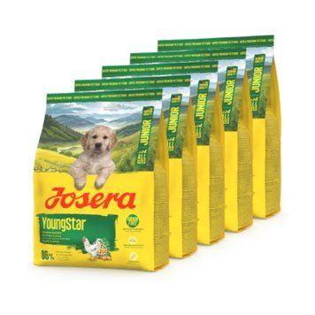 Сухой беззерновой корм для щенков и юниоров всех пород JOSERA YoungStar Junior All Sizes 900 г*5 шт 50014779р фото
