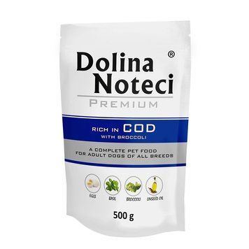 Влажный корм для собак Dolina Noteci Premium с треской и брокколи, 500 г DN 500 (816) фото