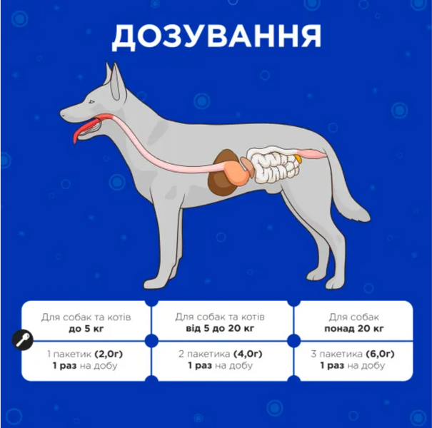 Комбіфлор пробіотик (Kombiflor Probiotic) порошок для підтримки балансу мікрофлори кишечника собак та котів MODES ЗС000319 фото