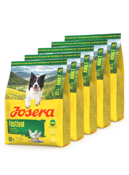 Сухой корм для взрослых привередливых собак JOSERA Festival Adult All Sizes 900 г*5 шт 50014784р фото