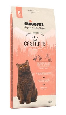 Сухий корм для дорослих стерелізованих котів Chicopee CNL Cat Adult Castrate 15 кг 020671 фото