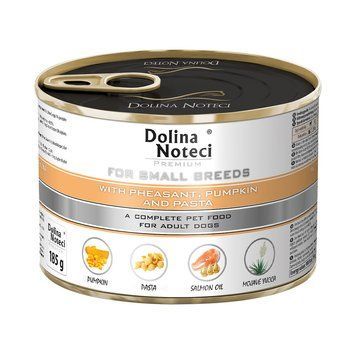 Влажный корм для собак мелких пород Dolina Noteci Premium с фазаном, тыквой и лапшой, 185 г DN 185 (410) фото
