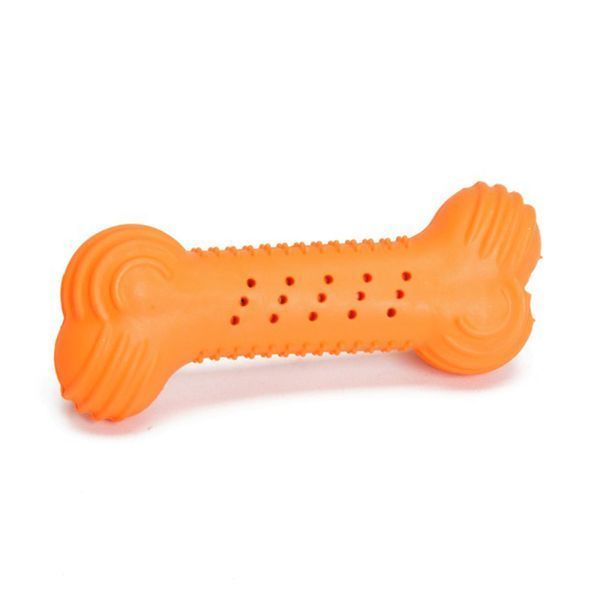 Игрушка для собак Косточка резиновая Crunchy Bone 14 см, CAMON AD045/B фото