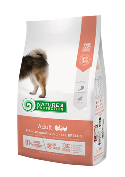 Сухий корм для дорослих собак усіх порід з м'ясом птиці, 4 кг Nature's Protection Adult All Breeds NPS45739 фото