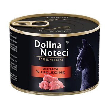Влажный корм для кошек Dolina Noteci Premium мясные кусочки в соусе с телятиной, 185 г DN 185 (770) фото