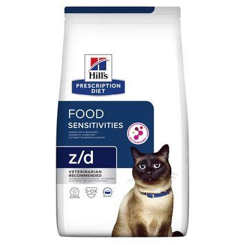 Сухий дієтичний корм для котів Hill&rsquo;s Prescription Diet z/d при харчовій алергії, 1,5 кг 607641 фото